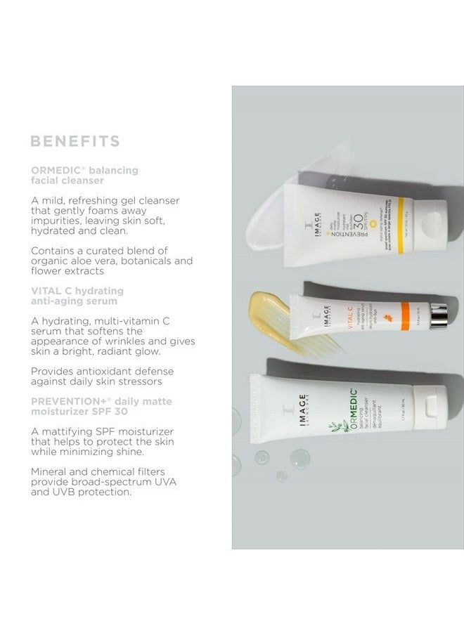 IMAGE SKINCARE - , Ready Set Discover, 3 Piece Introductory Skin Care Regimen, Holiday Ltd. Edition - Image 1