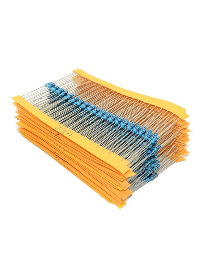 Generic 2600Pcs 130 Values 1/4W Resistance Metal Film Resistors Assortment DIY Kit Set  - Image 1