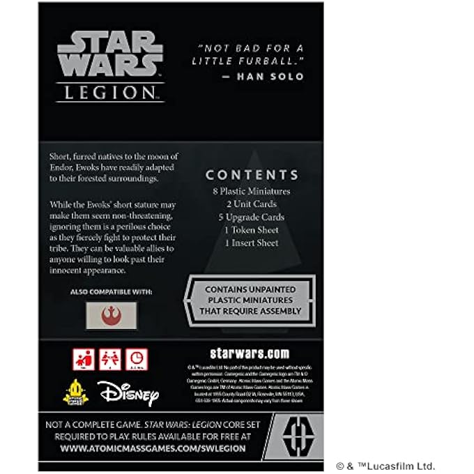 Asmodee Star Wars Legion  Mercenary  Ewok Warriors - Image 4