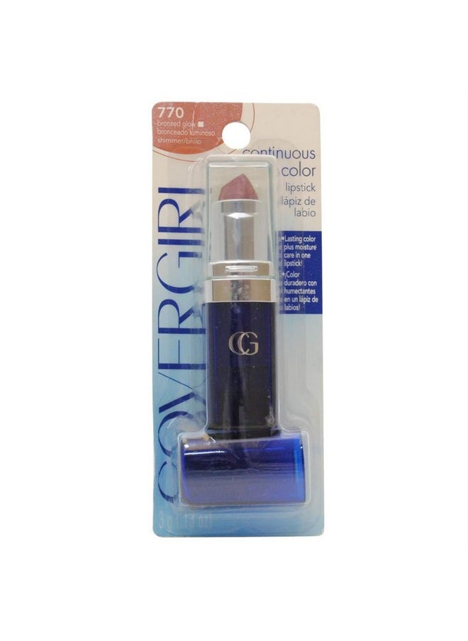 Cover Girl - Covergirl Continuous Color Lipstick, Bronze Glow 770 0.13 Oz (3 G) - Image 1