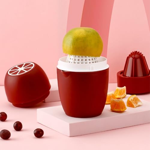 Machak Manual Hand Press Juicer | Manual citrus Juicer Orange Juicer Manual Juicer for fruits | Hand Press Juicer, Squeezer For Home | Pack Of 1 (Maroon) - Image 3