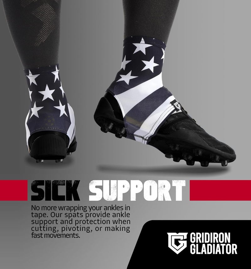 Gridiron Gladiator Cleat Covers - Football Spats - Football Cleat Cover - Cleat Spats for Soccer, Baseball & Softball - Image 5