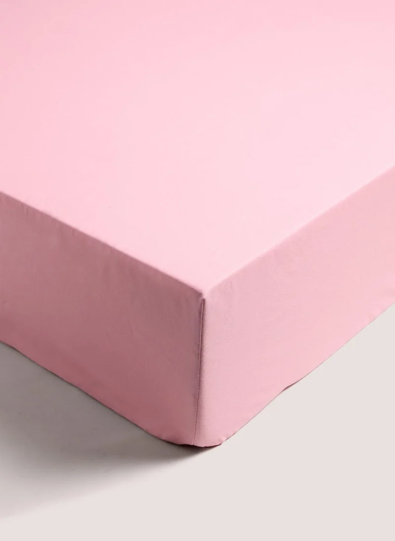 Matalan Pink Fitted Bed Sheet