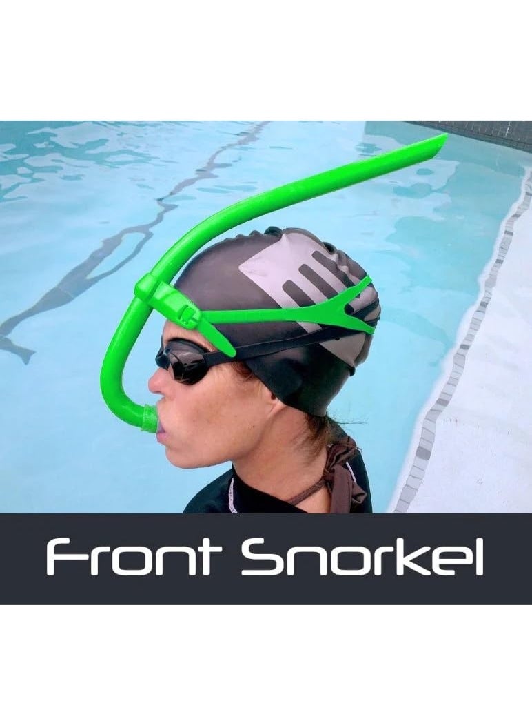 Front-mounted swimming snorkel with silicone mouthpiece | Comfortable swim snorkel for training and snorkeling - Image 4