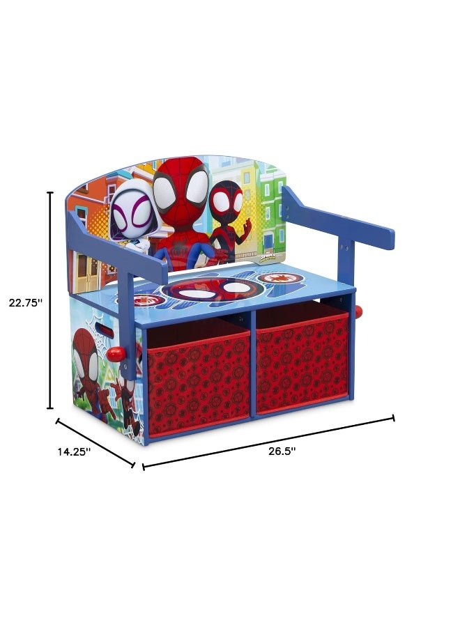 Delta CHILDREN مقعد النشاط القابل للتحويل للأطفال من دلتا تشيلدرن - معتمد من غرينغارد جولد، مارفل سبايدي وأصدقائه المذهلين - Image 3