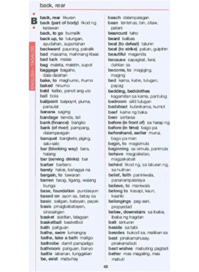 Pocket Tagalog Dictionary: Tagalog-English English-Tagalog  - Image 1