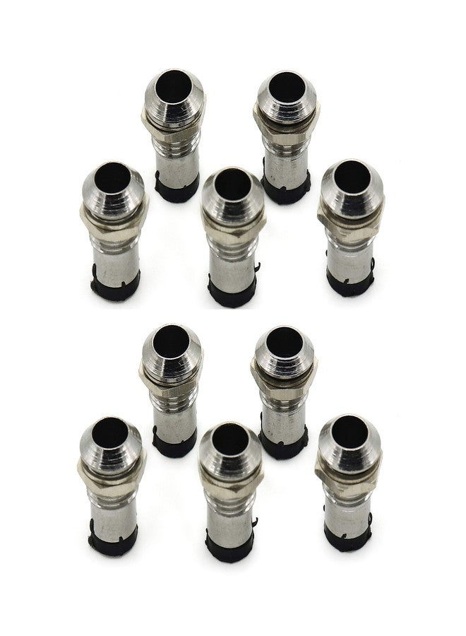 Electronicspices 10PCS 5mm LED Holder Chrome Metal Silver Covered - Image 1