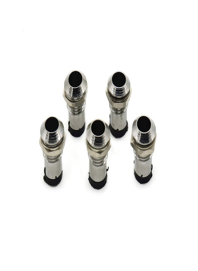 Electronicspices 10PCS 5mm LED Holder Chrome Metal Silver Covered - Image 2