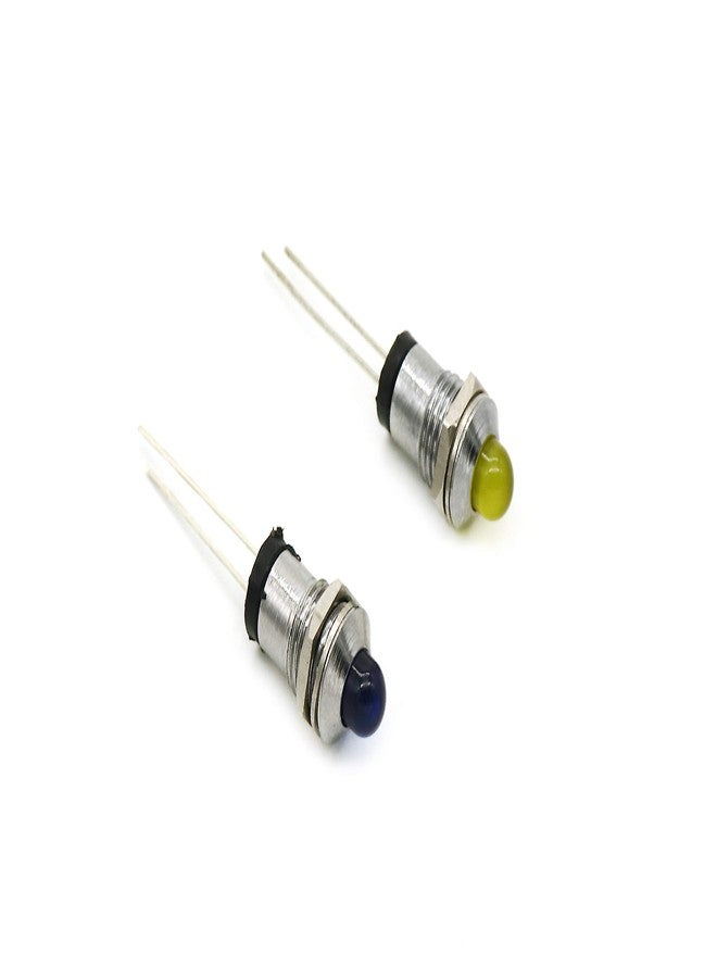 Electronicspices 10PCS 5mm LED Holder Chrome Metal Silver Covered - Image 4