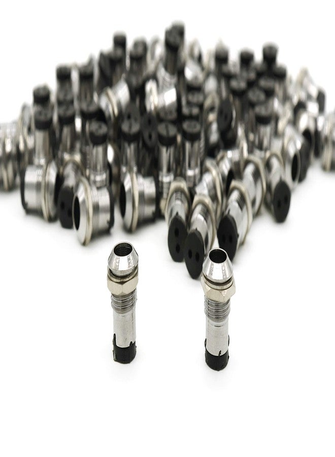 Electronicspices 10PCS 5mm LED Holder Chrome Metal Silver Covered - Image 3