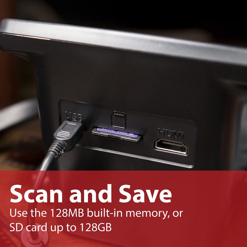 Magnasonic All-in-One 24MP Film Scanner with Large 5" Display & HDMI, Converts 35mm/126/110/Super 8 Film & 135/126/110 Slides into Digital Photos, Built-in Memory (FS71) - Image 5