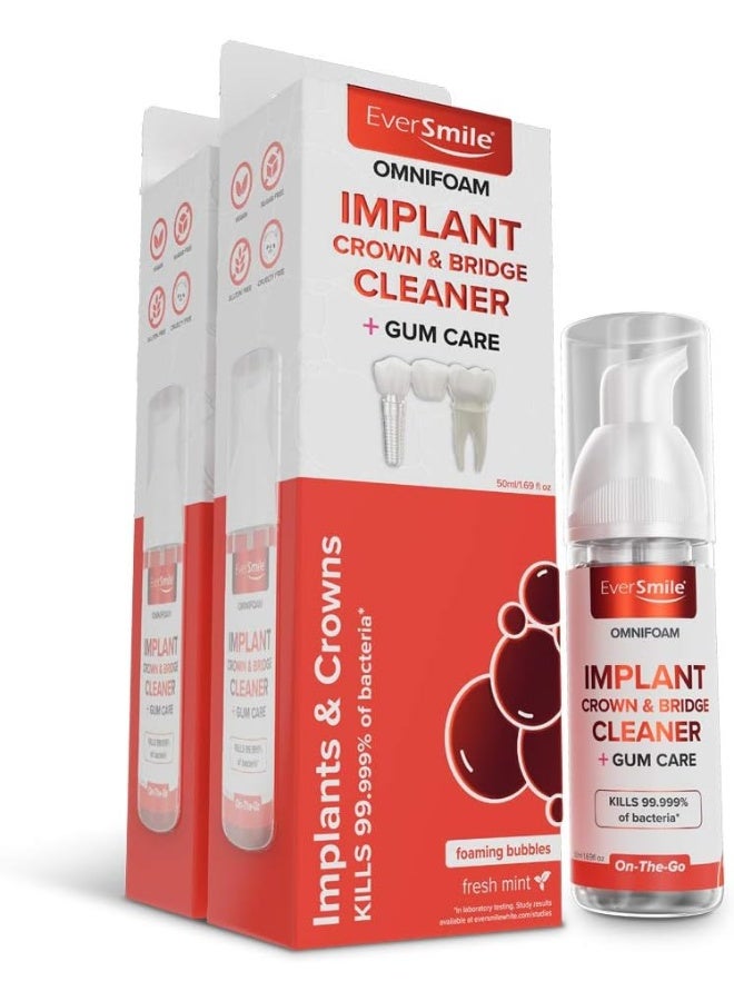 EverSmile OmniFoam Dental Cleaner for Implants, Crowns, and Bridges - Image 1