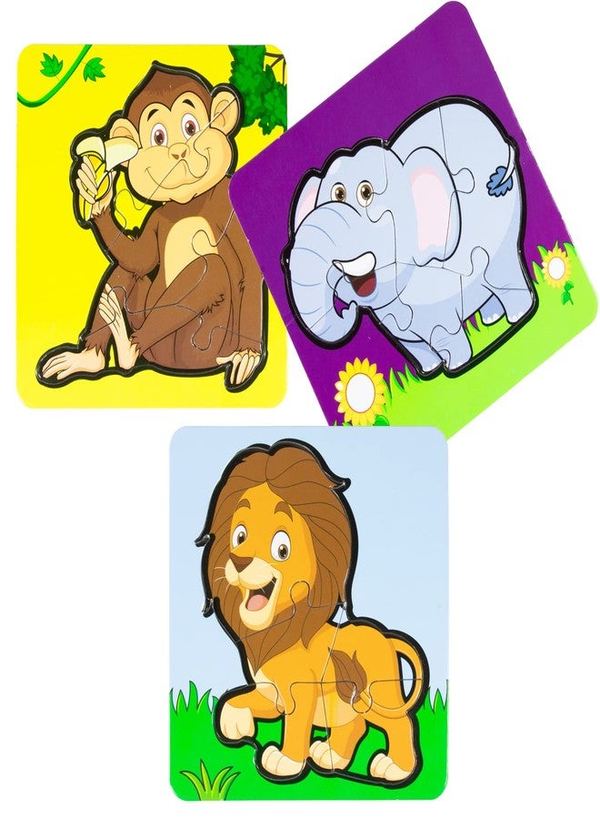 سكودل لعبة Skoodle My First Puzzle Jungle للأطفال من عمر 3 سنوات فما فوق، ألغاز حيوانات للأطفال، ألعاب تعليمية للبنات والأولاد - Image 2