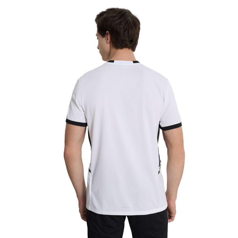 Demix Men's 2-Pack Pace Jsy T-Shirts – White Lightweight Athletic Tops with MOVI Wick Moisture-Wicking Fabric, Microperforated Breathable Design & Comfortable Fit for High-Intensity Workouts - Image 4