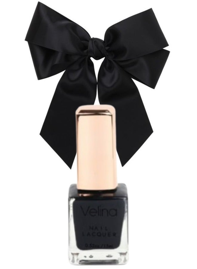 Velina Matte Nail Polish 1 Black