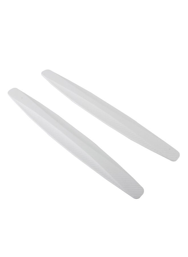 نيبمينينت مجموعة ملصقات واقية مكونة من قطعتين ومصنوعة ألياف الكربون لحماية ممتص الصدمات وتناسب العديد السيارات