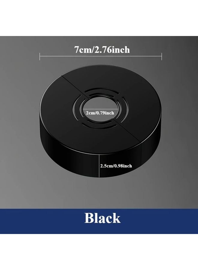 Black Shower Head Cover Angle Valve Faucet Hole Cover Heating Pipe Water Pipe Cover - Image 1