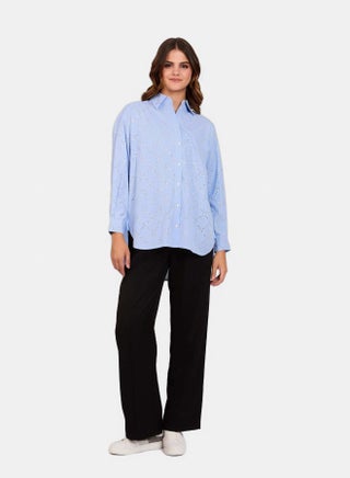 Women Regular Fit Blouse - Blue - pzsku/Z2E5AD9E35D5C4759F29BZ/45/_/1739391116/f5cd7b62-6f48-488d-877b-c3ced8087250