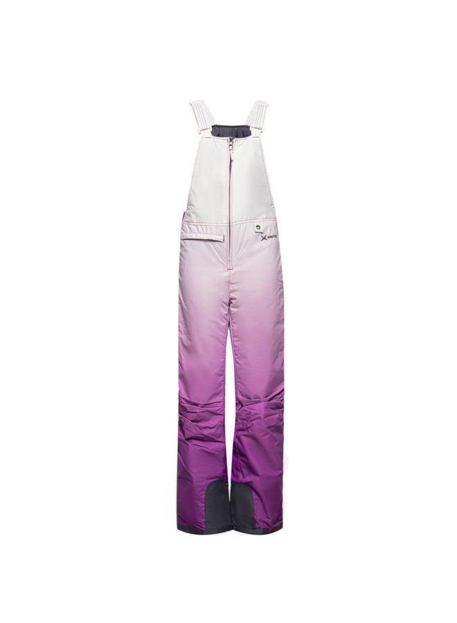 Arctix Kids Insulated Snow Bib Overalls, Amethyst Ombre, Small - Image 1