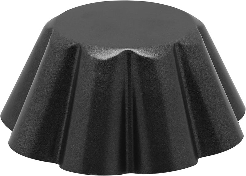 Mn Aux 12 Pack Egg Tart Molds | Carbon Steel Mini Muffin Cake Molds | Non-Stick Cupcake Molds | Pudding Molds | Baking Molds for Cookies | Reusable Kitchen Baking Tools (7.2 * 2.7cm) - Image 5