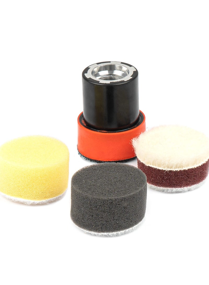 AMIO Mini Car Polishing Kit 30mm Pads with Drill Attachment - Image 1