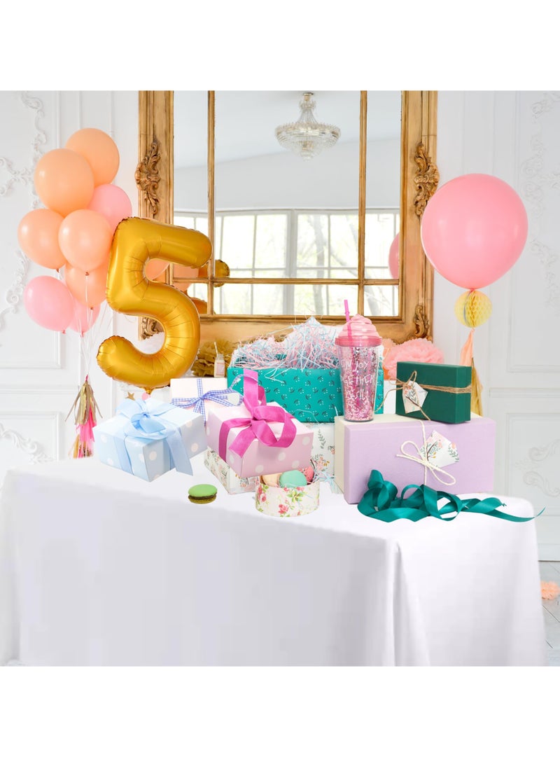 108x57 inch rectangular tablecloth white tablecloth suitable for Christmas party or even long table restaurant banquet decoration,whole sheet without stitching,1 pack - Image 4