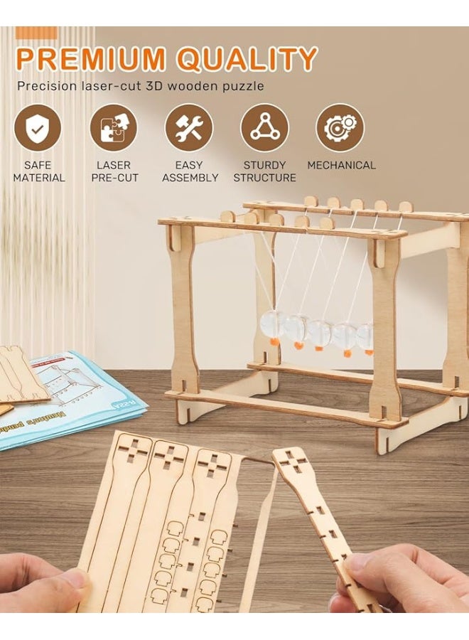 Poraxy مجموعة بوركسي 5 من أدوات العلوم STEM للأطفال من 8 إلى 12 عامًا، مشاريع بناء خشبية STEM، ألغاز ثلاثية الأبعاد، نماذج حرف تجريبية، ألعاب للأطفال من 8 إلى 13 عامًا، هدايا للأولاد والبنات من 6 إلى 13 عامًا - Image 3