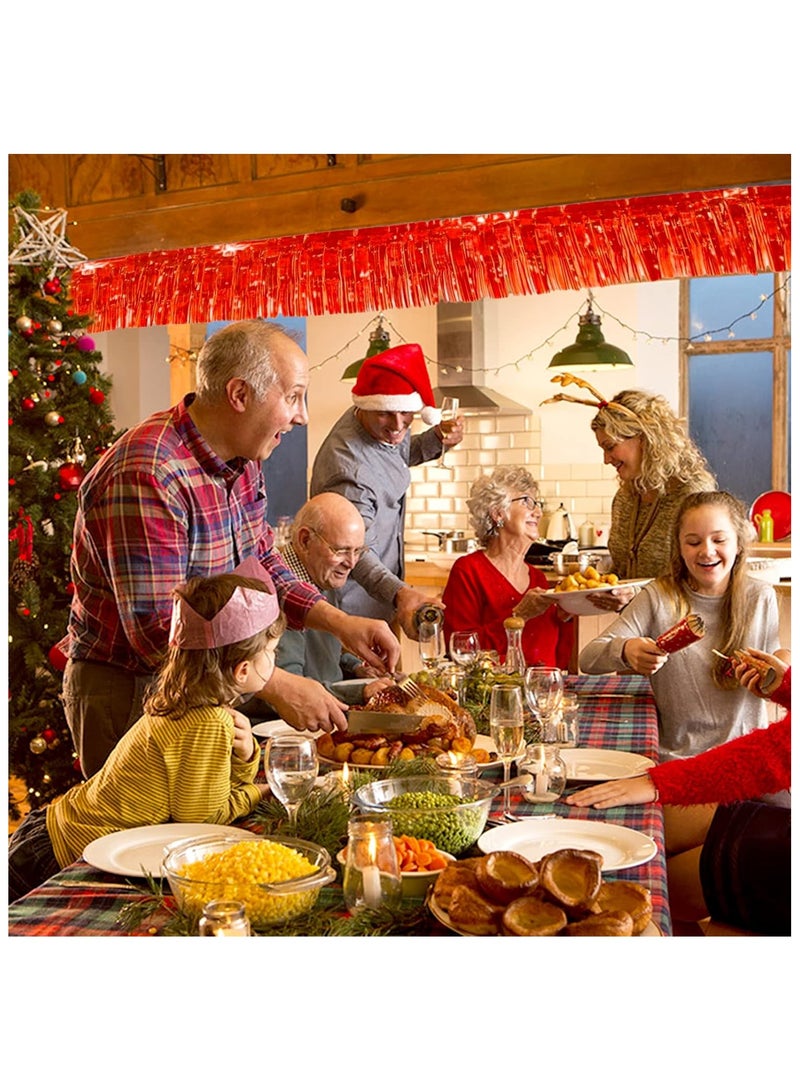 آنا خلفية حفلة عيد ميلاد لامعة 30*200 سم، تتضمن 12 شريط من الخيوط المتلألئة للتزيين - Image 4