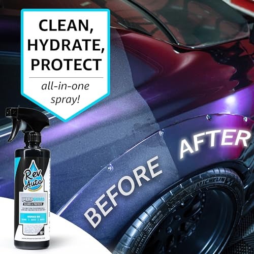 Rev Auto Vinyl Wrap Cleaner Kit – 3-Item Set Includes Wrap Detailer, Shampoo & Light Stain Remover | Made for Gloss, Satin, Matte, Chrome & More - Image 2