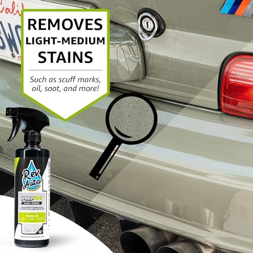 Rev Auto Vinyl Wrap Cleaner Kit – 3-Item Set Includes Wrap Detailer, Shampoo & Light Stain Remover | Made for Gloss, Satin, Matte, Chrome & More - Image 4