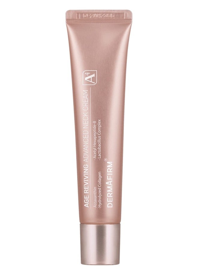 Dermafirm كريم الرقبة المتقدم لشد البشرة من ديرمافيرم - 4A | كريمات العناية بالبشرة الكورية لشد وتماسك البشرة مع الكولاجين أستازوم وبيبتيد لجميع أنواع البشرة بدون تجارب على الحيوانات وبدون بارابين 1.35 أونصة سائلة - Image 1