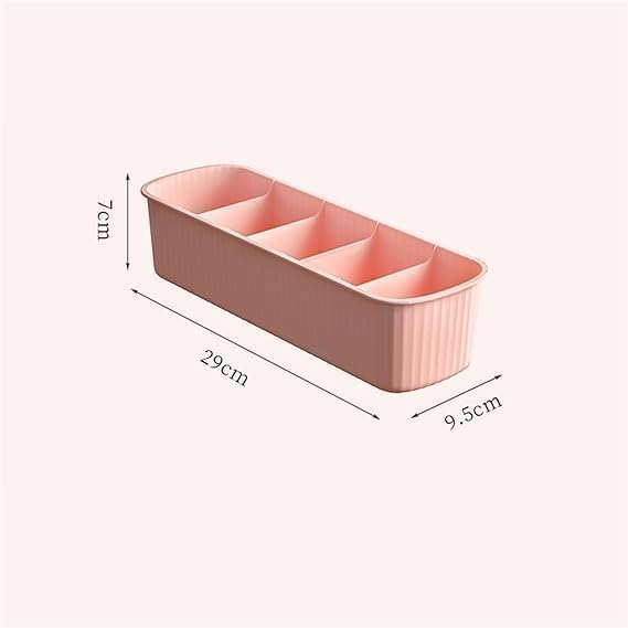ROYAL BROTHERS Royal Brothers Drawer Organizers for Underwear Socks Bras Ties Undergarments and Scarves Closet Storage Dividers for Household Use Wardrobe Storage BoxMulticolor 4 - Image 2