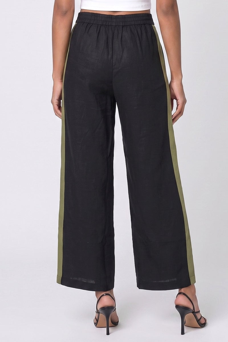 Threadbare Women Regular Fit Solid Wide Leg Pants, Multicolor - Image 4
