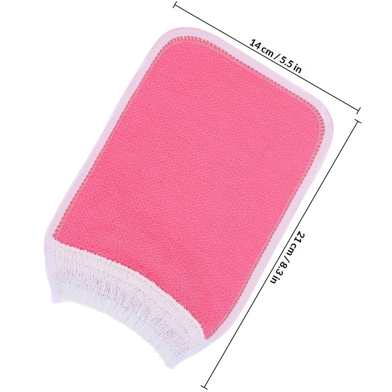 2Pcs Rub Mud Decontamination plant Thickening Scrub Towels Bath Gloves - Image 2