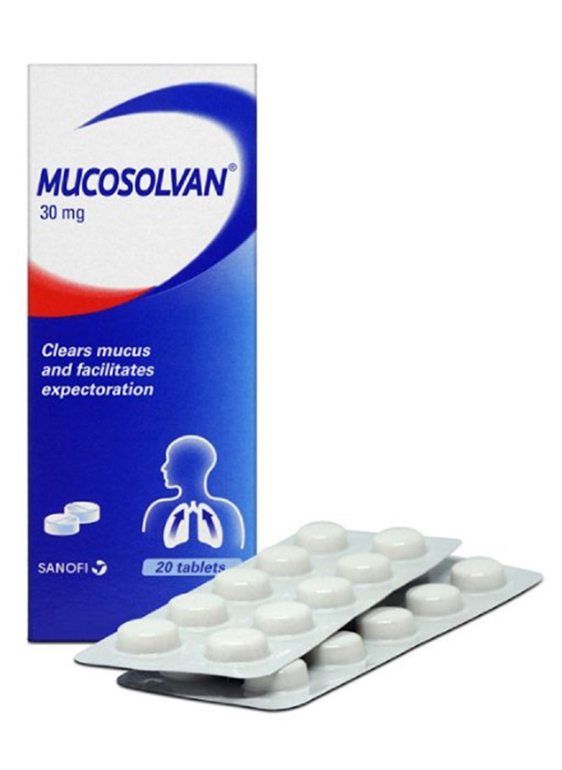 MUCOSOLVAN - 30Mg Tab 20S - Image 1