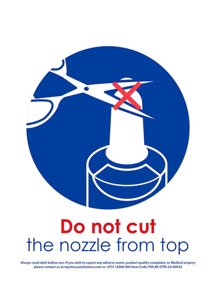 أوتريفين باقة من عبوتين بخاخ أوتريفين الأصلي 0.1% للبالغين لعلاج انسداد الأنف 10 مل - Image 2