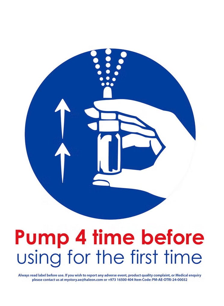 أوتريفين باقة من عبوتين بخاخ أوتريفين الأصلي 0.1% للبالغين لعلاج انسداد الأنف 10 مل - Image 3