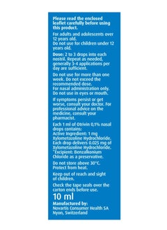 OTRIVIN Pack Of 2 OTRIVIN ADULT DROPS 0.1%  - Image 4