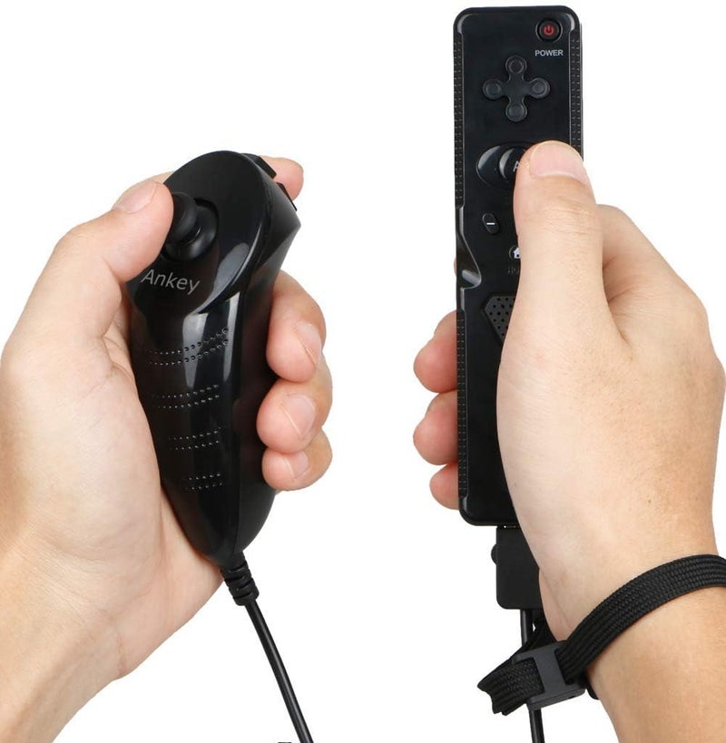 Ankey 2Packs Nunchuck Controller Remote Replacement for Nintendo Nunchuk Wii Wii U Console - Image 5