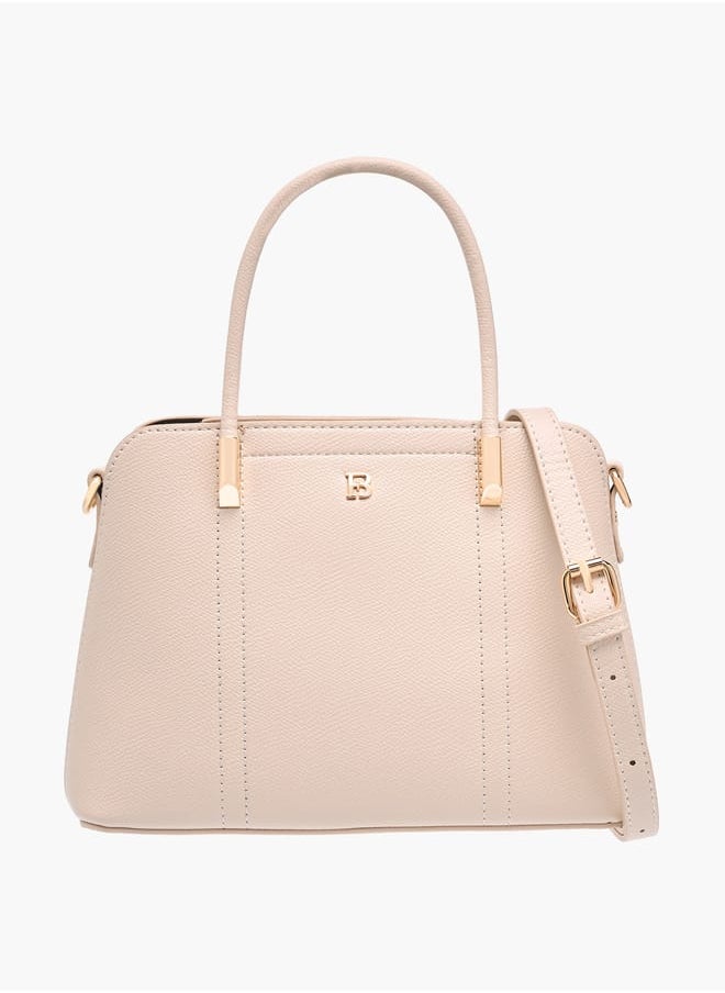 Flora Bella By Shoexpress Womens Textured Totebag With Zip Closure And Detachable Strap  - Image 1