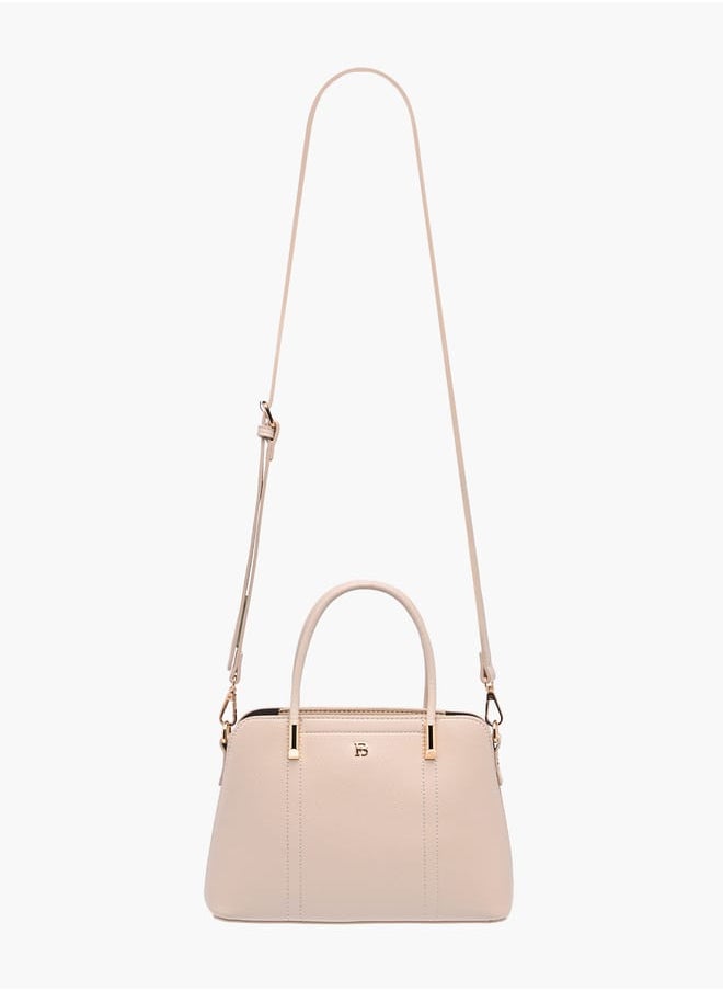 Flora Bella By Shoexpress Womens Textured Totebag With Zip Closure And Detachable Strap  - Image 2