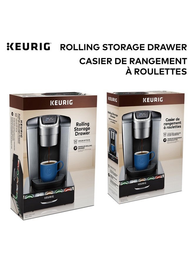 Keurig Keurig Under Brewer Storage Drawer, Coffee Pod Storage, Holds Upto 35 Keurig K-Cup Pods, Black - Image 2