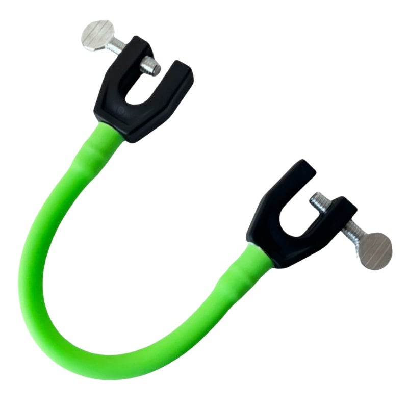 Ski Snowboard Connector: Light Green, Plastic + Rubber + Metal, 16-42CM Extendable Length - Secure Firm Grip, Adjustable Rope, Durable Material Ski Boot Fixer for Beginners & Experienced Snow Sports E - Image 1