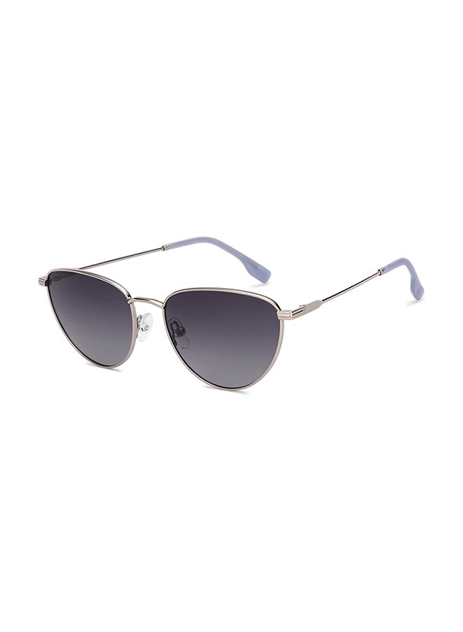 John Jacobs Girls John Jacobs ALI FAZAL Silver - Grey | Full Rim Cat Eye Stylish & Premium Sunglasses | Polarized and 100% UV Protected | Women | Narrow | JJ S70011 - Image 1