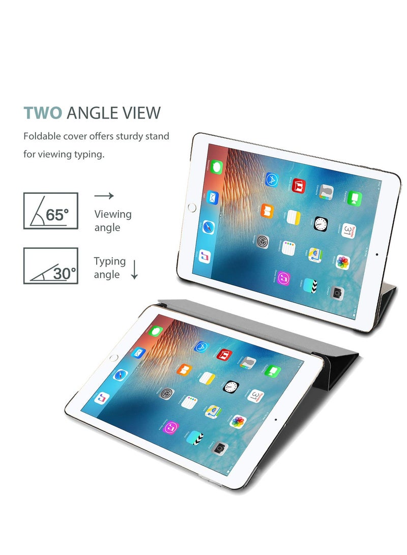 Procases Ipad Pro 9.7 Case 2016 Old Model Ultra Slim Lightweight Stand Smart Case Shell With Translucent Frosted Back Cover For Ipad Pro 9.7 Inch A1673 A1674 A1675 Black - Image 5