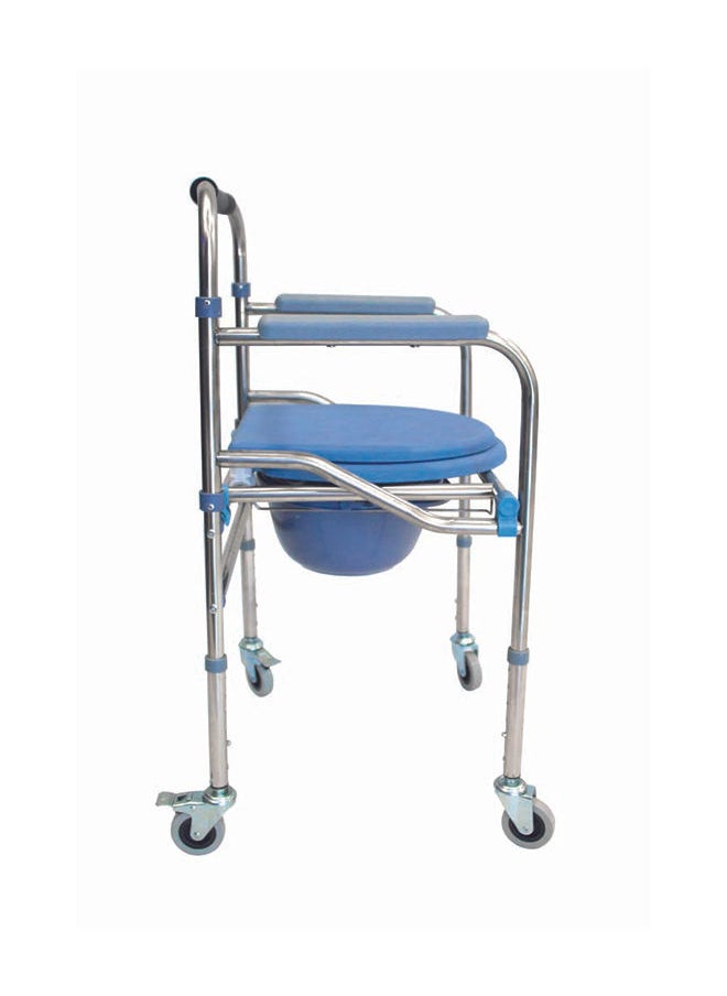 Foldable Commode with Wheels