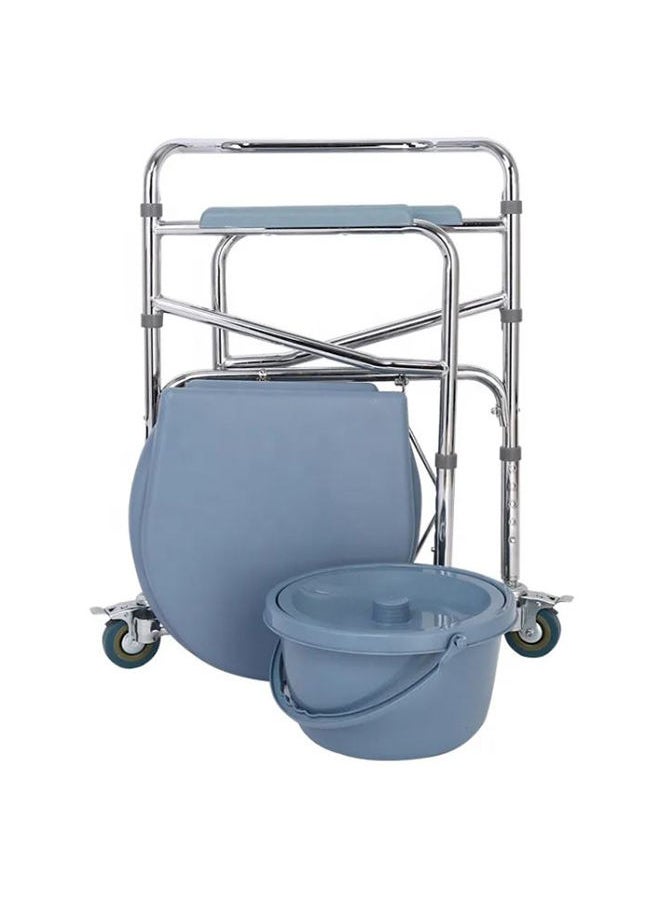 Foldable Commode with Wheels