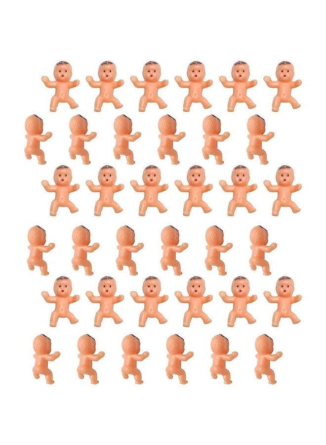 JIAKAI 36pcs Mini Plastic Babies for Baby Shower, ice Cube Game, Party Decorations, Baby Toys - Image 2