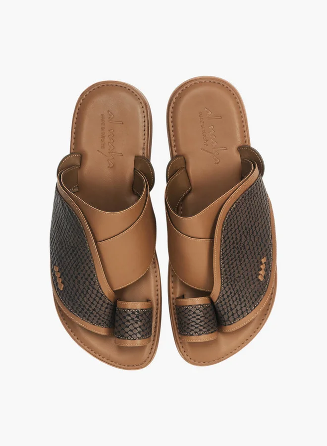 الواحة Men's Arabic Sandals with Toe Loop - Ramadan Collection