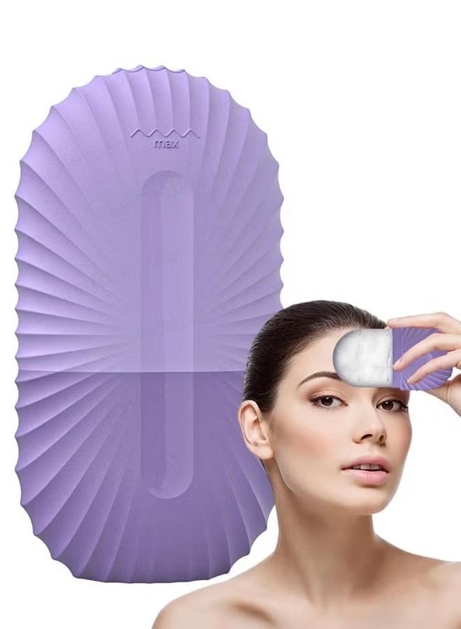 Generic Ice Roller For Face,Beauty Facial Massage Glow Cube for Face Skin Care Tools for Eye Wrinkles Acne Puffiness Relief Purple  - Image 1